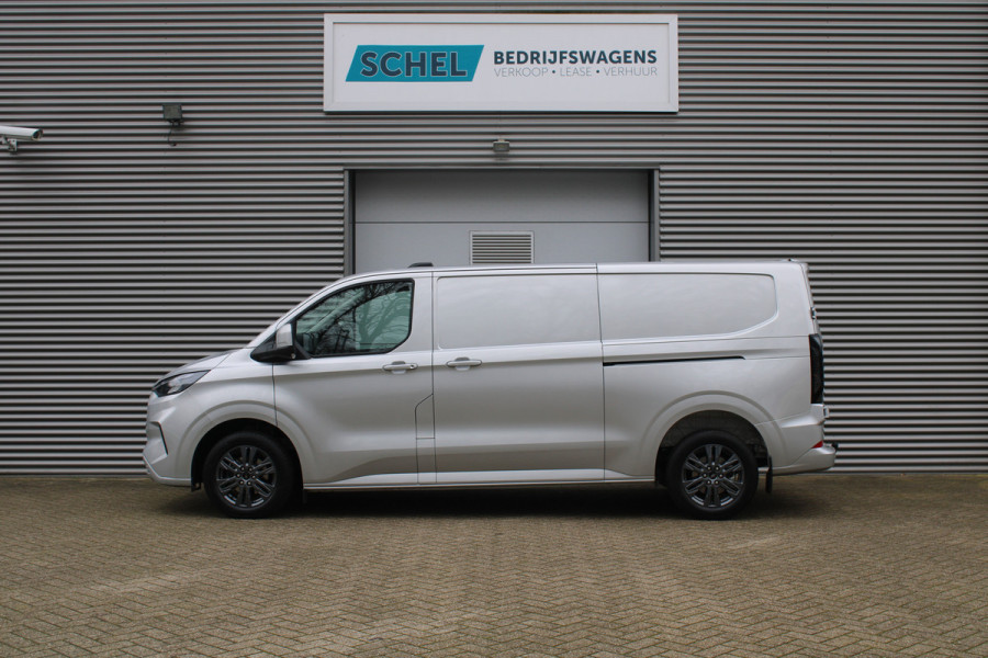 Ford Transit Custom 320 2.0 TDCI L2H1 Limited 170pk - 2x Schuifdeur - Adaptive Cruise - Verwarmd stuur - Blind spot - Navigatie - Camera - Draadloos