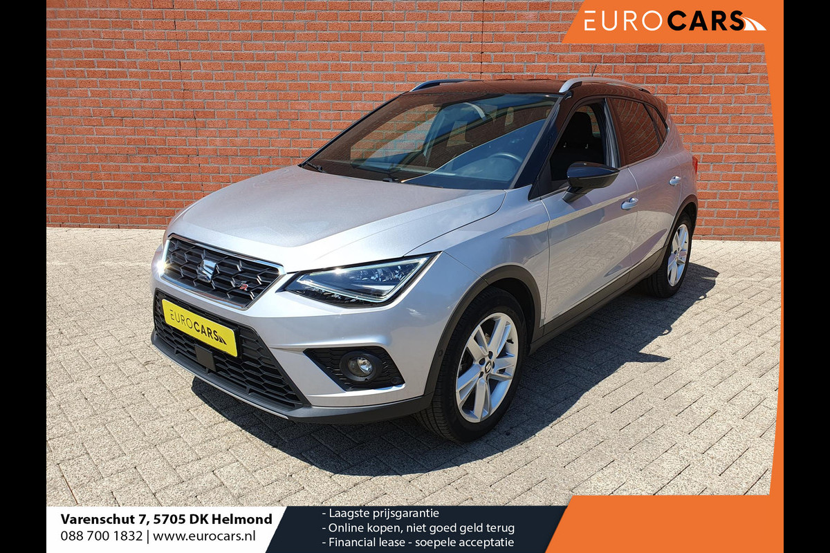 Seat Arona 1.0 TSI 110pk DSG FR | Navigatie | Apple Carplay/Android Auto | Camera | Parkeersensoren | Adaptive Cruise Control | Blind Spot Assist | Stoelverwarming | Ledverlichting | Climate Control | Getinte ramen