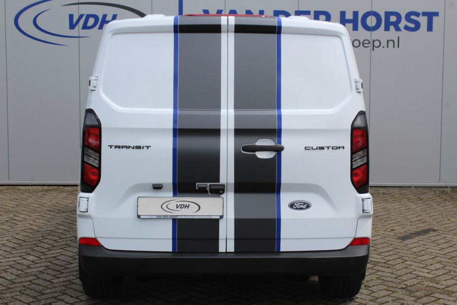 Ford Transit Custom 300 2.0-136pk EcoBlue L2H1 Trend - 'Sport Design Edition'. Overtuig u van de kwaliteiten van dit nieuwe model Ford Transit Custom ! Camera, LED koplampen, LM wielen, Cruise Control, Aut. Airco, App Connect, Winterpack etc.