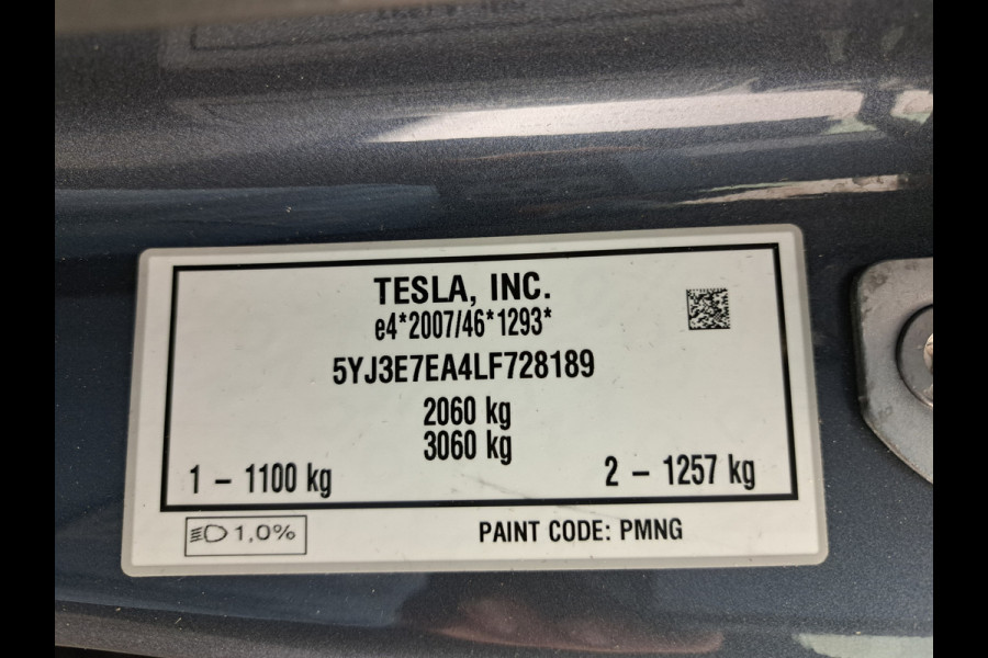 Tesla Model 3 Standard RWD Plus 60 kWh [ 3-Fase ] (INCL-BTW) *PANO | AUTO-PILOT | NAPPA-VOLLEDER | KEYLESS | FULL-LED | MEMORY-PACK | SURROUND-VIEW | DAB | APP-CONNECT | VIRTUAL-COCKPIT | LANE-ASSIST | COMFORT-SEATS | 18"ALU*