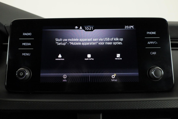 Škoda SCALA 1.0 TSI Ambition 110 pk | Navigatie via App | Parkeersensoren achter | LED koplampen | Airco | Cruise control |