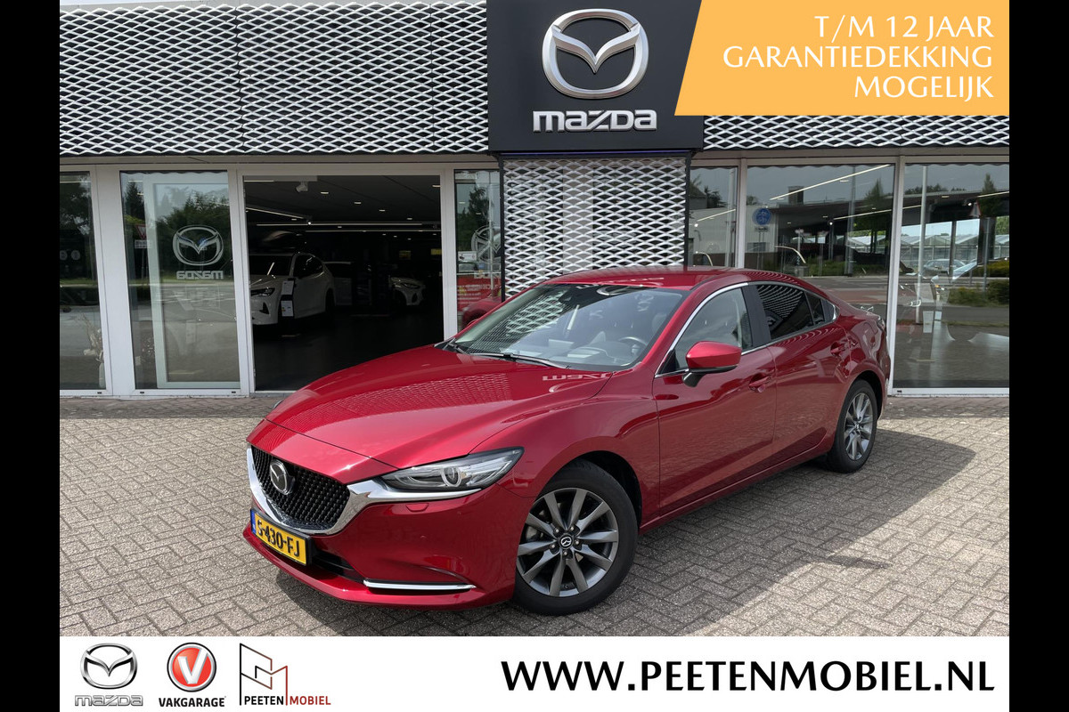 Mazda 6 2.0 SkyActiv-G 165 Business | VAKANTIEVOORDEEL! | 6 JAAR GARANTIE! | LEDER | BOSE | 360 CAMERA | NL AUTO |