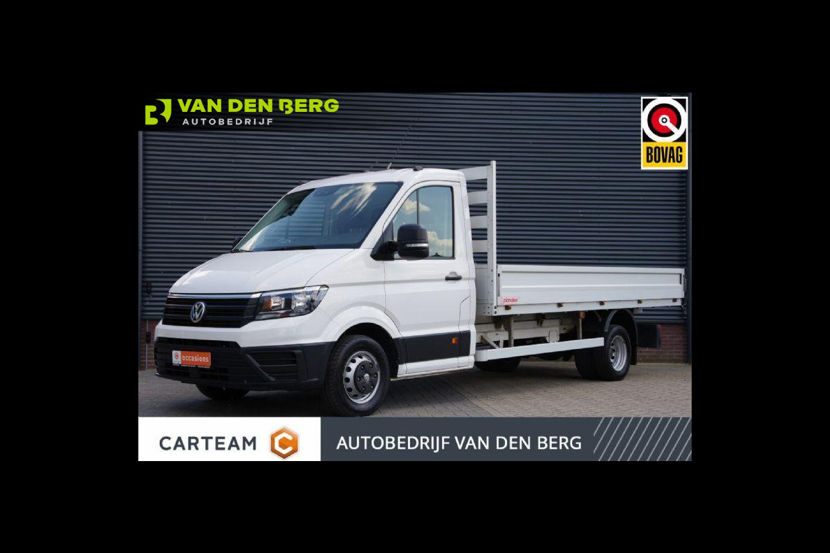 Volkswagen Crafter 50 2.0 TDI L4 177PK PICK-UP, 3.5T TREKGEW., DUBBEL LUCHT, CRUISE, AIRCO, BLUETOOTH, OPENLAADBAK, OPEN LAADBAK,