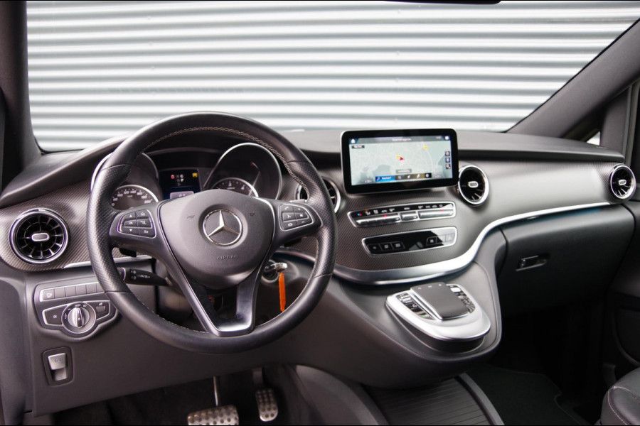 Mercedes-Benz V-Klasse 250d AMG L2 DC-5P, LED, LEDER, 2X SCHUIFDEUR, 360 CAMERA, NAVI, MBUX 10''. CRUISE, CLIMA, PDC,APPLE CARPLAY