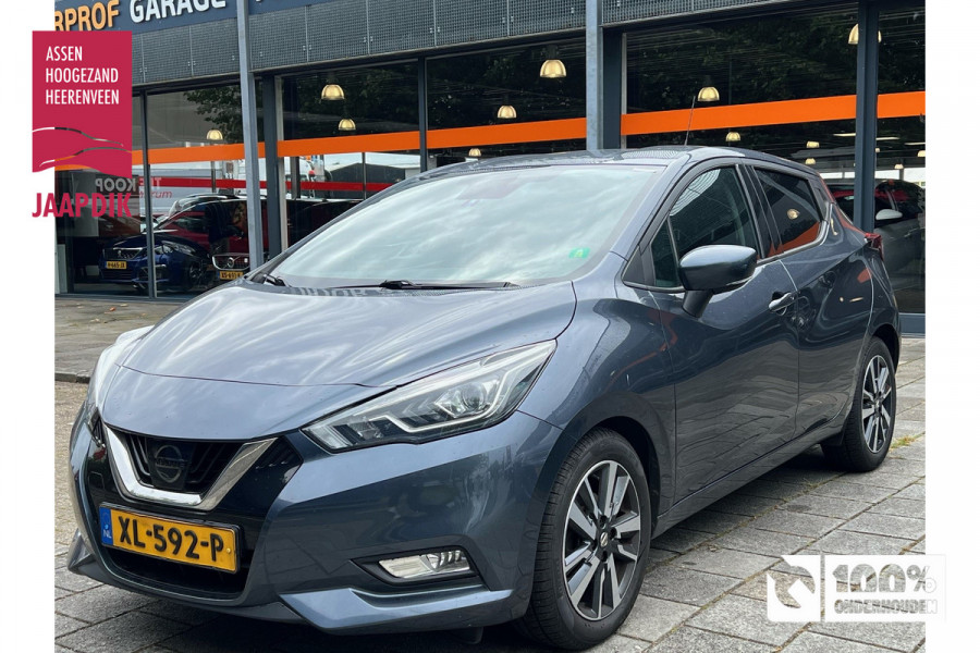 Nissan Micra BWJ 2019 | 0.9 IG-T 90PK N-Way | Clima | PDC | Navi | Cruise | Privacy glass | LED | Lichtmetaal |