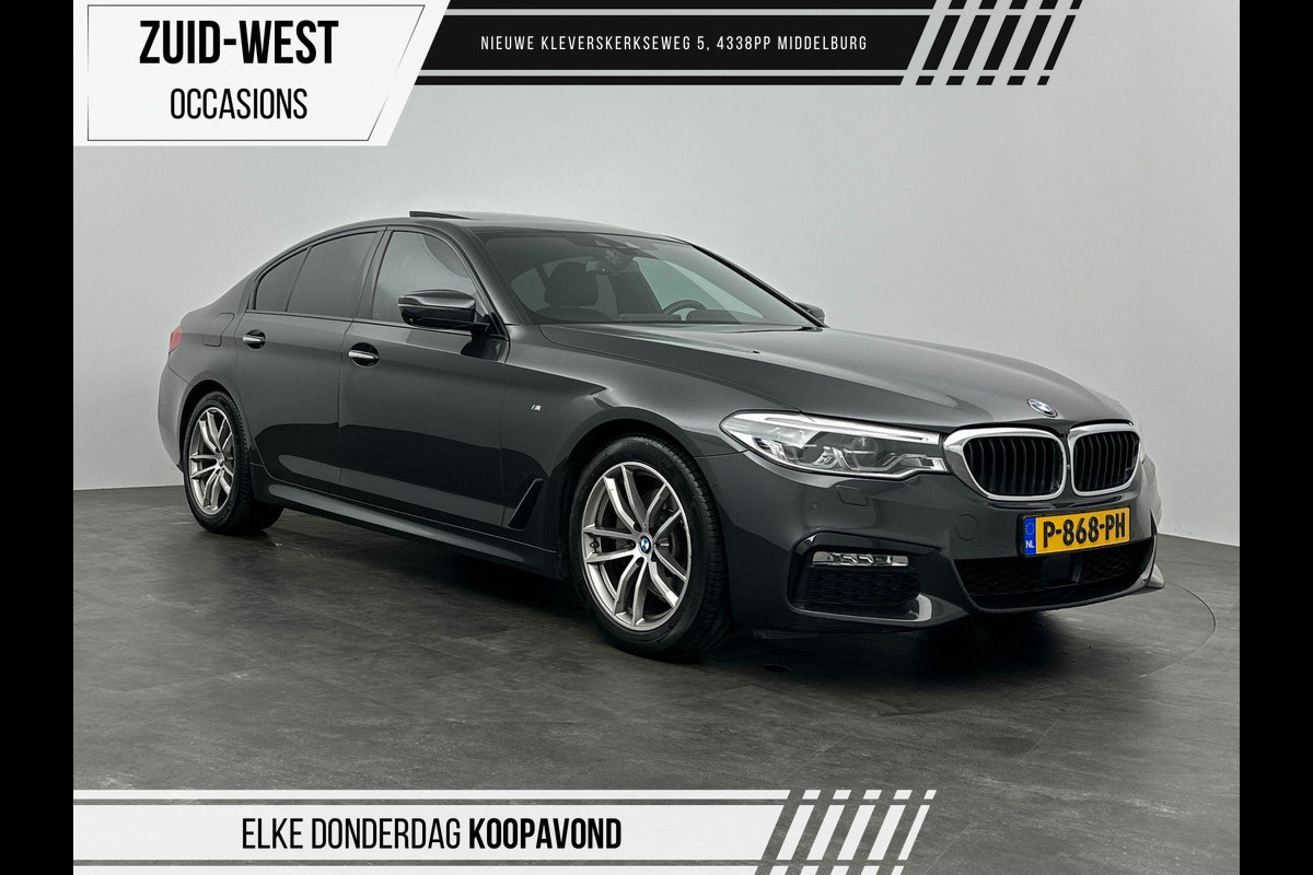 BMW 5 Serie 520d xDrive M Sport ACC 360 H&K Dakraam