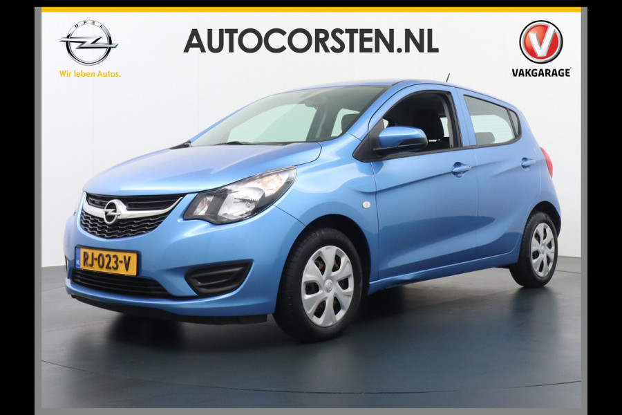 Opel KARL 75pk Airco Cruise Bluetooth Tel. Elek.Ramen+spiegels Centr.Vergr+ab. ASR Hill-hold ESP Isofix Edition 1.0 ecoFLEX Orig.NLse auto 1e eigenaar!  839kg dus slechts 23 euro wegenbelasting p/m !!! volledig Onderhouden!