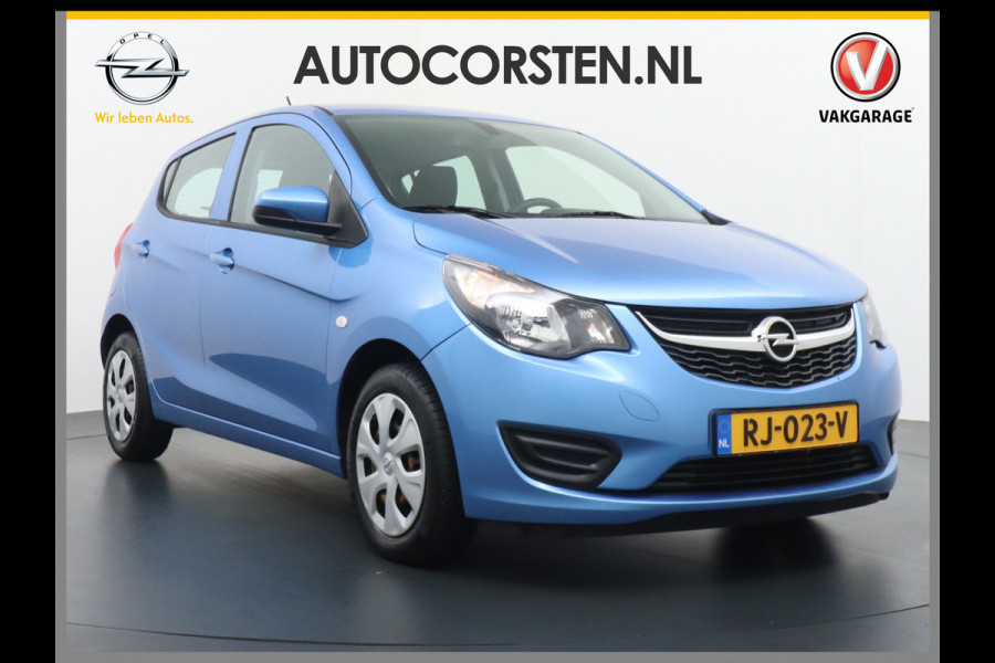 Opel KARL 75pk Airco Cruise Bluetooth Tel. Elek.Ramen+spiegels Centr.Vergr+ab. ASR Hill-hold ESP Isofix Edition 1.0 ecoFLEX Orig.NLse auto 1e eigenaar!  839kg dus slechts 23 euro wegenbelasting p/m !!! volledig Onderhouden!