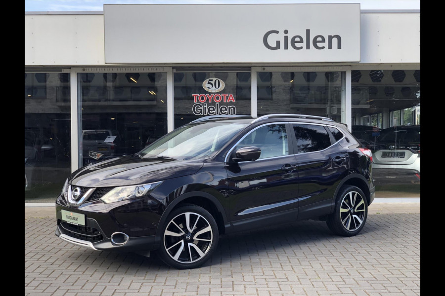 Nissan QASHQAI 1.2 DIG-T Automaat Tekna | Trekhaak, Leer, Panoramadak, Stoelverwarming, 360 camera, Dodehoekherkenning, Navigatie