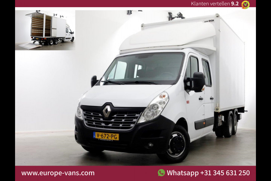 Renault Master T35 2.3 dCi 165pk D.C. Clixtar BE-Combi Bakwagen met laadklep 2180kg laadverm. 06-2018