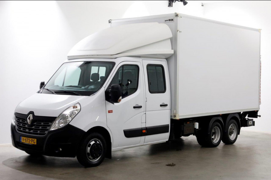 Renault Master T35 2.3 dCi 165pk D.C. Clixtar BE-Combi Bakwagen met laadklep 2180kg laadverm. 06-2018