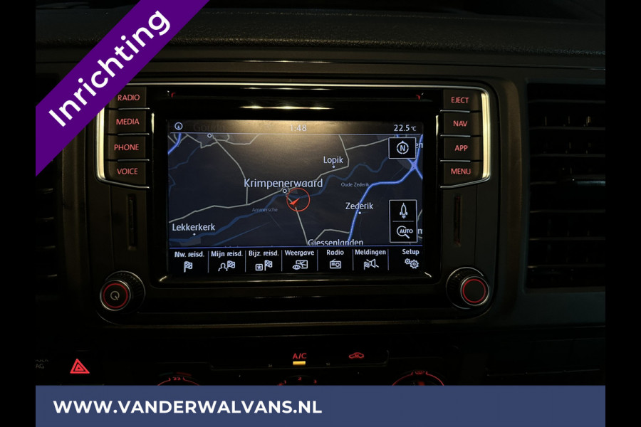 Volkswagen Transporter 2.0 TDI L1H1 inrichting Euro6 Airco | Imperiaal | Trekhaak | Navigatie | Apple Carplay android auto, cruisecontrol, camera