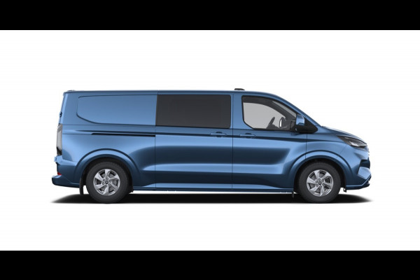 Ford Transit Custom 320 2.0 TDCI L2H1 Limited DC 170pk - Adaptive Cruise - Navi - 2x Schuifdeur - Verwarmd stuur - 70l tank - 17" LM velgen - Rijkla