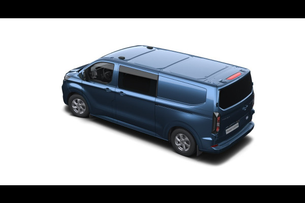 Ford Transit Custom 320 2.0 TDCI L2H1 Limited DC 170pk - Adaptive Cruise - Navi - 2x Schuifdeur - Verwarmd stuur - 70l tank - 17" LM velgen - Rijkla