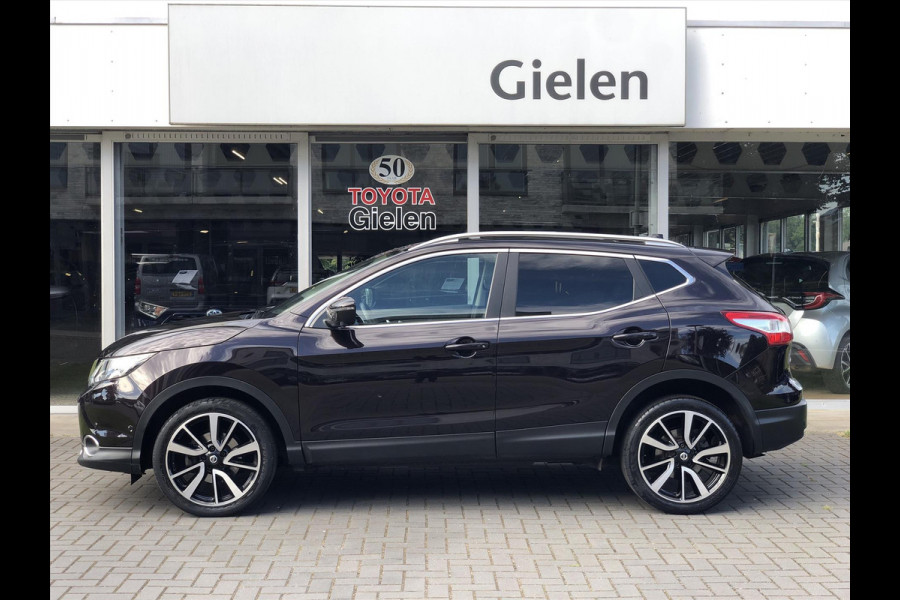 Nissan QASHQAI 1.2 DIG-T Automaat Tekna | Trekhaak, Leer, Panoramadak, Stoelverwarming, 360 camera, Dodehoekherkenning, Navigatie