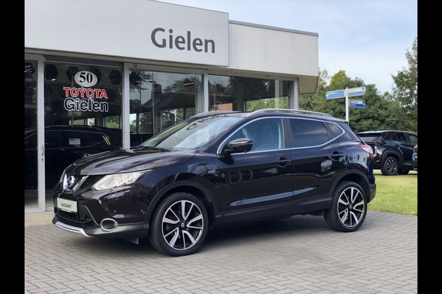 Nissan QASHQAI 1.2 DIG-T Automaat Tekna | Trekhaak, Leer, Panoramadak, Stoelverwarming, 360 camera, Dodehoekherkenning, Navigatie