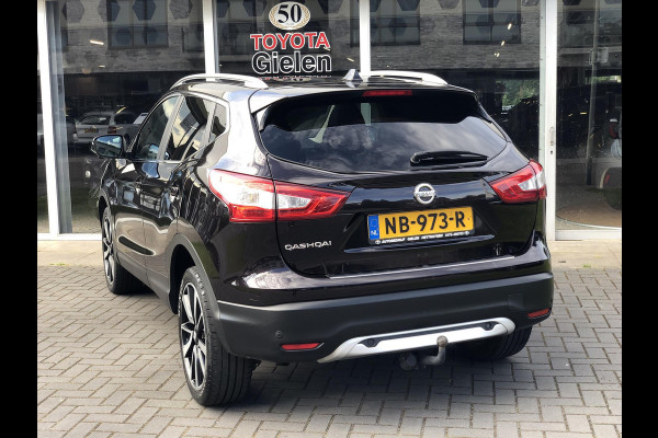 Nissan QASHQAI 1.2 DIG-T Automaat Tekna | Trekhaak, Leer, Panoramadak, Stoelverwarming, 360 camera, Dodehoekherkenning, Navigatie