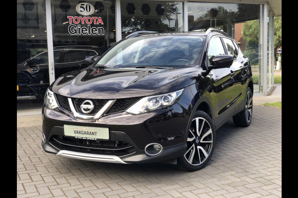 Nissan QASHQAI 1.2 DIG-T Automaat Tekna | Trekhaak, Leer, Panoramadak, Stoelverwarming, 360 camera, Dodehoekherkenning, Navigatie