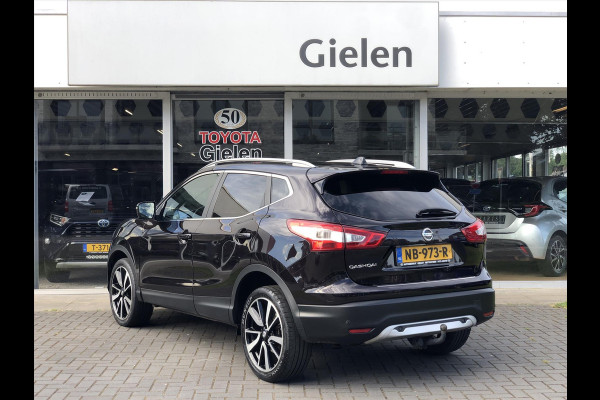 Nissan QASHQAI 1.2 DIG-T Automaat Tekna | Trekhaak, Leer, Panoramadak, Stoelverwarming, 360 camera, Dodehoekherkenning, Navigatie