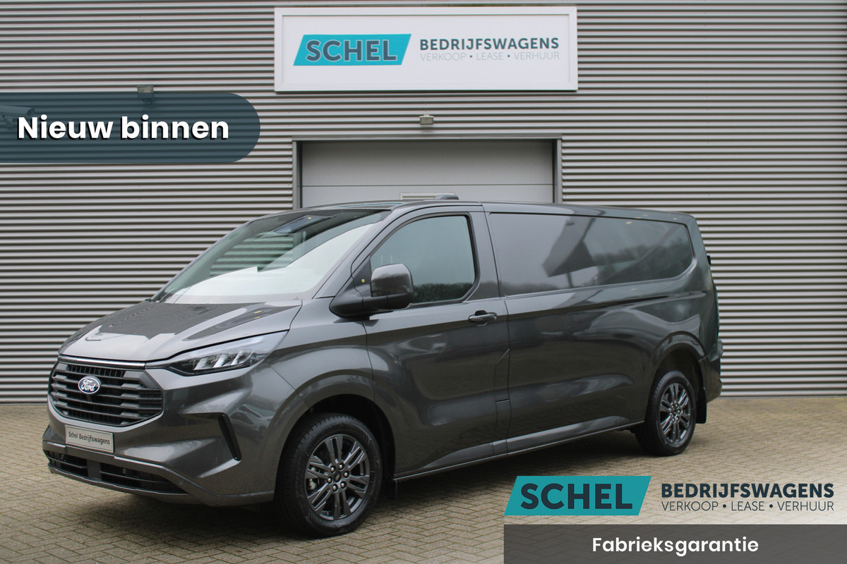 Ford Transit Custom 320 2.0 TDCI L2H1 Limited 170pk - Adaptive Cruise - Verwarmd stuur - Draadloos laden - Blind spot - Navigatie - Camera - Rijklaa