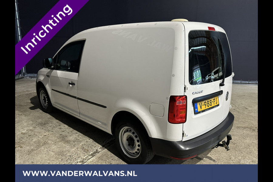 Volkswagen Caddy 2.0 TDI L1H1 inrichting Euro6 Airco | Cruisecontrol | Trekhaak | Parkeersensoren zijdeur, verwarmde voorruit