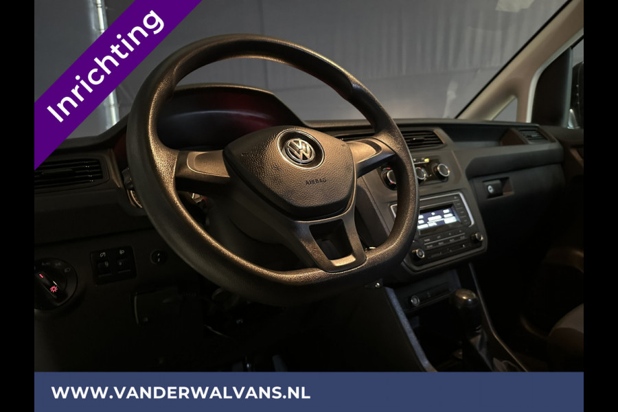 Volkswagen Caddy 2.0 TDI L1H1 inrichting Euro6 Airco | Cruisecontrol | Trekhaak | Parkeersensoren zijdeur, verwarmde voorruit