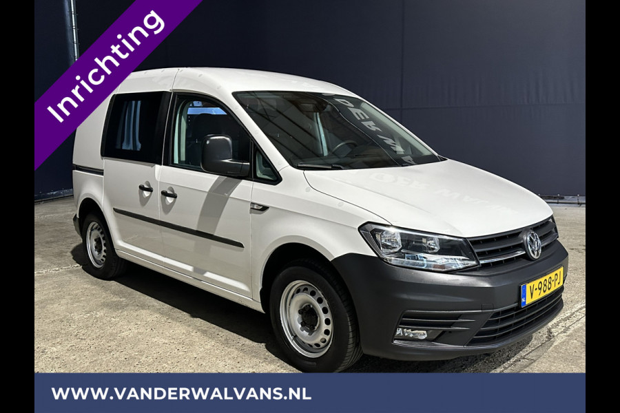 Volkswagen Caddy 2.0 TDI L1H1 inrichting Euro6 Airco | Cruisecontrol | Trekhaak | Parkeersensoren zijdeur, verwarmde voorruit