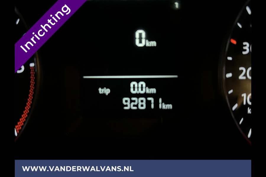 Volkswagen Caddy 2.0 TDI L1H1 inrichting Euro6 Airco | Cruisecontrol | Trekhaak | Parkeersensoren zijdeur, verwarmde voorruit