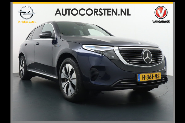 Mercedes-Benz EQC 400 4MATIC 408pk 706Nm Premium 80 kWh Leer Burmester Connect20High Matrix Led El.Klep 19"lm Auto-Pilot Park-Assist Adaptive-Led  Airbalance pakket Distronic-plus Verkeersbord detectie Uitparkeer waarschuwing Thermatik E-call Keyless Go Comfort pack Rij-assistentiepakket Pre-Safe-pack Zwarte-hemel Zit-comf.pack Distroni Priv.Glass Keyless Chroompakket  84.000,- nieuw Orig.NLse auto ! 1800kg trekvermogen !!