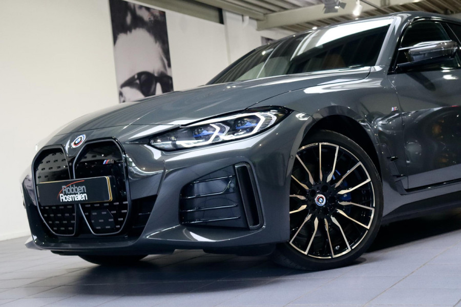 BMW i4 M50 M zetels|NL|1st eig|Carbon|VOL|Dravitgrau