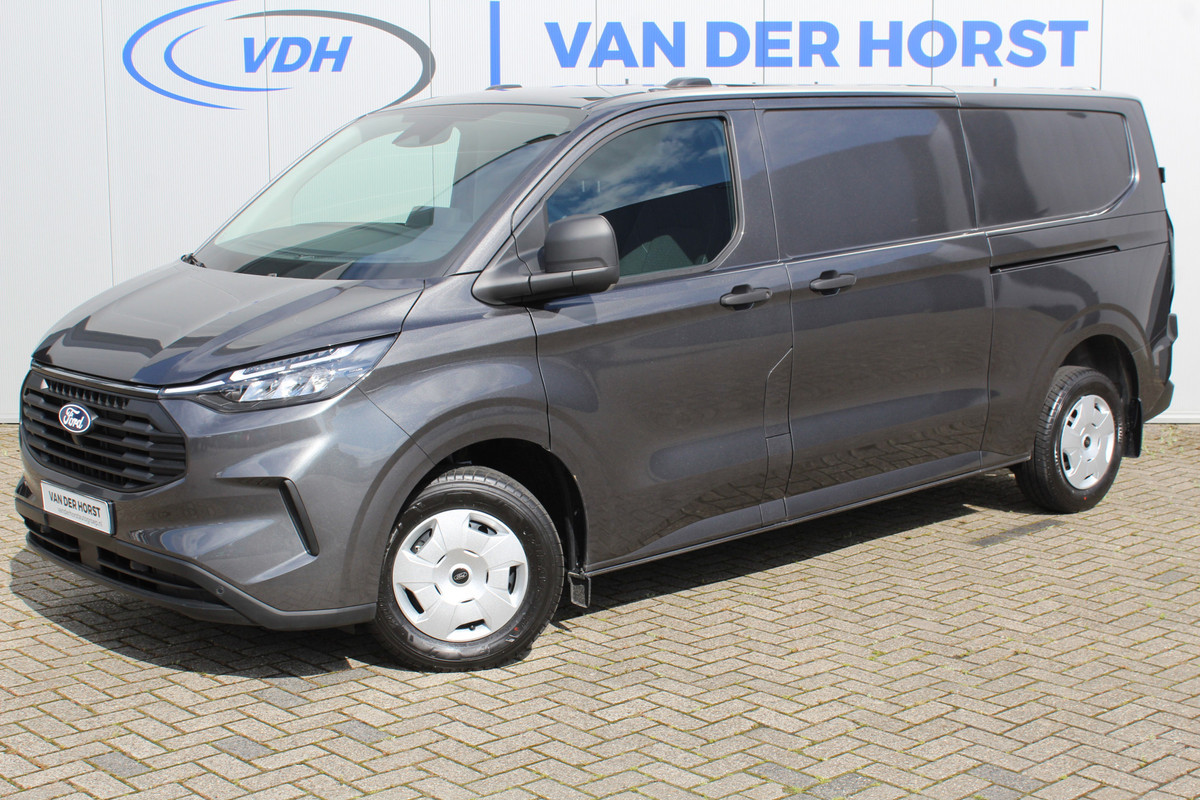 Ford Transit Custom 320 2.0-136pk TDCI L2H1 ´Trend´ schuifdeur li.+re. Overtuig u van de rijkwaliteiten van dit nieuwe model Ford Transit Custom. Camera, LED koplampen, Cruise Control, Aut. Airco, App Connect, Winterpack.