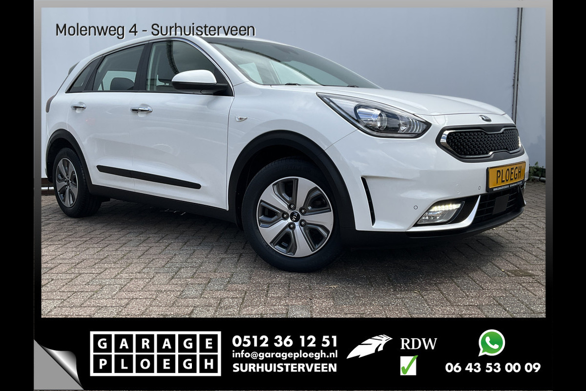 Kia Niro 1.6 GDi Hybrid Stoel/Stuurver Camera Navi-Apple Leer/Stof DynamicLine