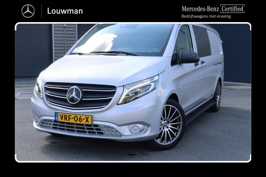 Mercedes-Benz Vito 114 CDI Extra Lang Dubbele Cabine extra beenruimte 19" inch velgen Dubbele schuifdeur Led koplampen Camera Navigatie