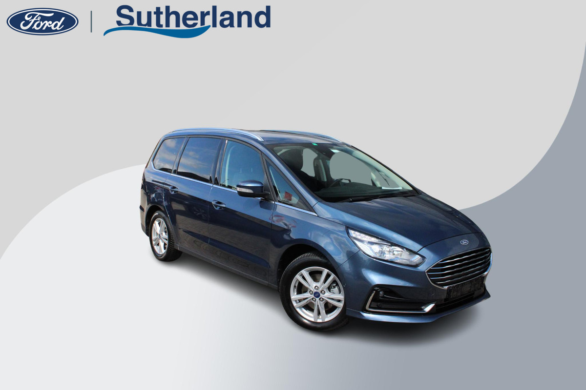 Ford Galaxy 2.5 FHEV Hybride Titanium 190pk 7 pers | SYNC 3 Navigatie | 1.500kg trekgewicht | Privacy Glass | All Weather Banden | Achteruitrijcamera