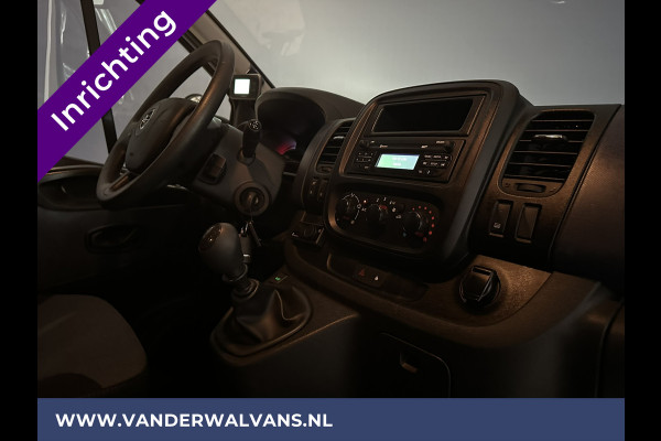 Opel Vivaro 1.6 CDTI 126pk L2H1 inrichting Euro6 Airco | Camera | Trekhaak | Cruisecontrol parkeersensoren, bijrijdersbank, LED, kasten, achterklep