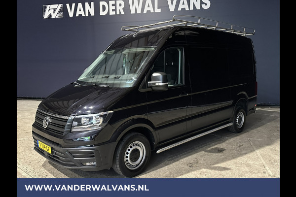 Volkswagen Crafter 35 2.0 TDI 140pk L3H3 L2H2 inrichting Euro6 Airco | 3000kg Trekhaak | Navigatie cruisecontrol, imperiaal, trap, camera, parkeersensoren, sidebars,