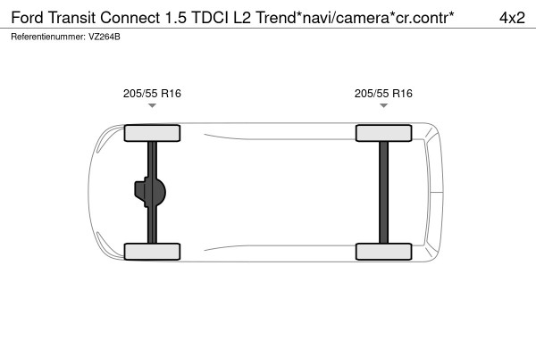 Ford Transit Connect 1.5 TDCI L2 Trend*navi/camera*cr.contr*