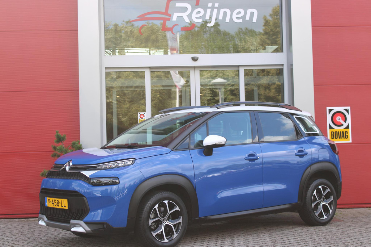 Citroën C3 Aircross 1.2 130PK AUTOMAAT SHINE | AFNEEMBARE TREKHAAK | NAVIGATIE | APPLE CARPLAY/ANDROID AUTO | ACHTERUITRIJ CAMERA | DAB+ RADIO | CRUISE CONTROL | KEYLESS ENTRY/START | LICHTMETALEN VELGEN | GRIPP CONTROL |