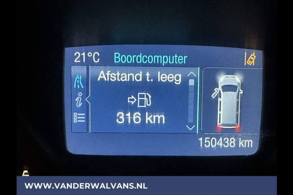 Ford Transit Custom 2.2 TDCI L1H1 Airco | Trekhaak | Navigatie | Cruisecontrol | Dakdragers Parkeersensoren, Bijrijdersbank, Bluetooth-telefoonvoorbereiding