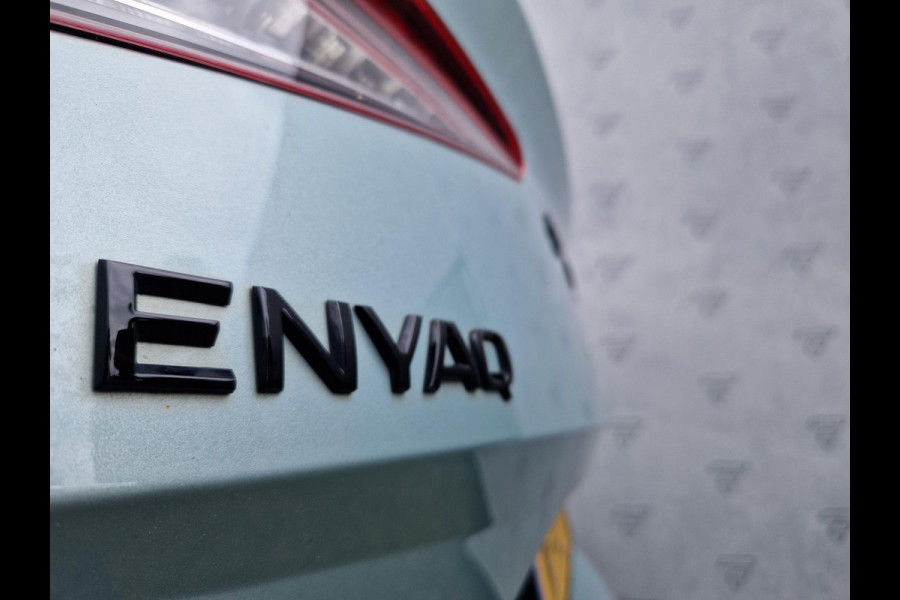 Škoda ENYAQ iV 80 Founders Edition Silver Automaat | Panoramdak | Leder | 360 Camera | Trekhaak | Clima | PDC | Cruise | LED |
