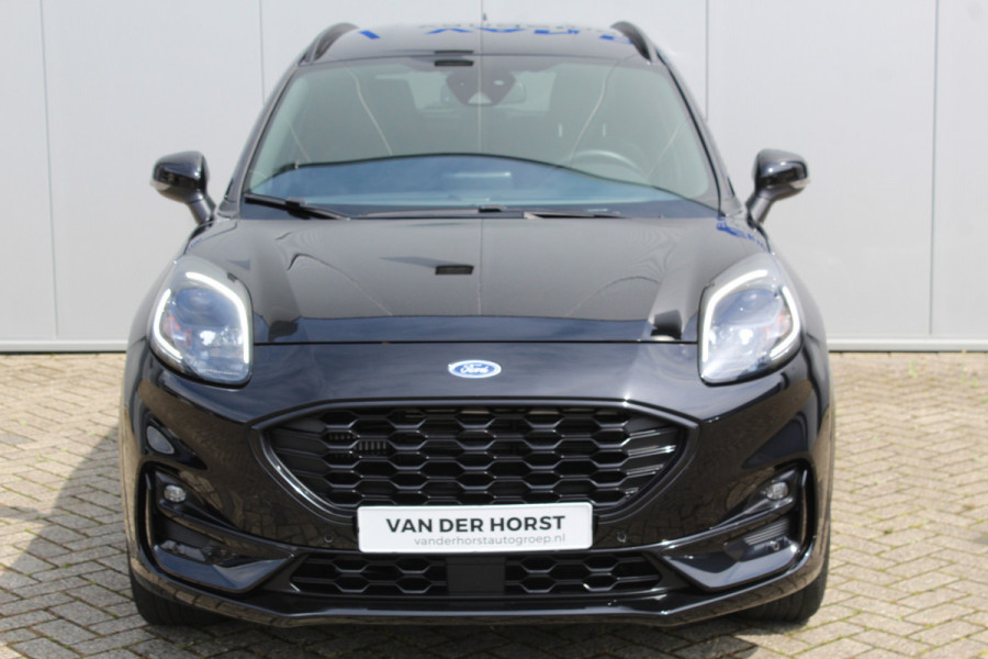 Ford Puma 1.0-125 pk EcoBoost Mild Hybrid ST-Line X AUTOMAAT ! Gun uzelf het plezier en comfort van een automaat ! Cruise Control, Climate Control, Achteruitrijcamera, Parkeersensoren v+a, metallic lak, LM wielen, Navigatie, Telefoonvoorb., etc.