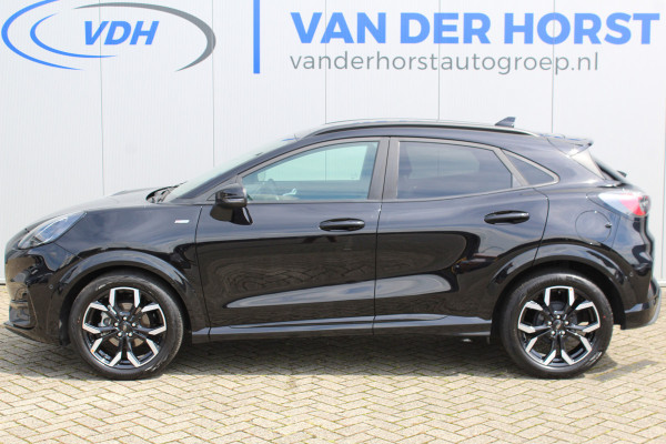 Ford Puma 1.0-125 pk EcoBoost Mild Hybrid ST-Line X AUTOMAAT ! Gun uzelf het plezier en comfort van een automaat ! Cruise Control, Climate Control, Achteruitrijcamera, Parkeersensoren v+a, metallic lak, LM wielen, Navigatie, Telefoonvoorb., etc.