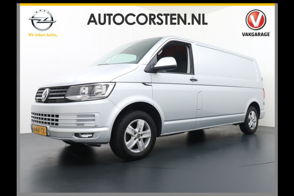 Volkswagen Transporter T6 2.0TDI 115pk L2H1 3Pers. Carplay-Android Auto Trekhaak Navi 3 PDC Schuifdeur Airco Highline Betonplex Pater kast systeem DAB+ LMV Bluetooth Mirror Link CV Afstandbed. Bumpers+Spiegels-in kleur EURO6 2200 kg trekvermogen !!