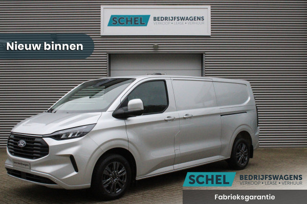 Ford Transit Custom 320 2.0 TDCI L2H1 Limited 170pk - 1+1 Stoelopstelling - 2x Schuifdeur - Adaptive Cruise - Verwarmd stuur - Blind spot - Navigati