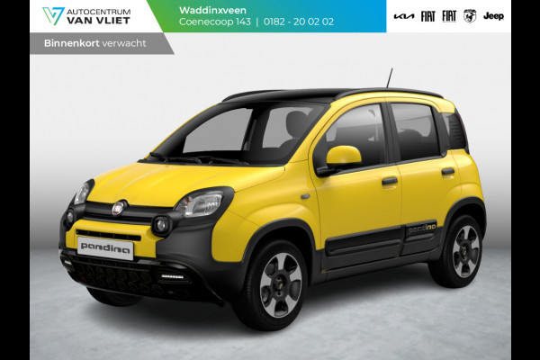 Fiat Panda Hybrid Pandina | Airco | Cruise | Priv Glass | Dakrails | 15" | PDC | Apple Carply | Bicolore