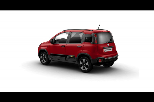 Fiat Panda Hybrid Pandina | Airco | Cruise | Priv Glass | Dakrails | 15" | PDC | Apple Carply | Rosso