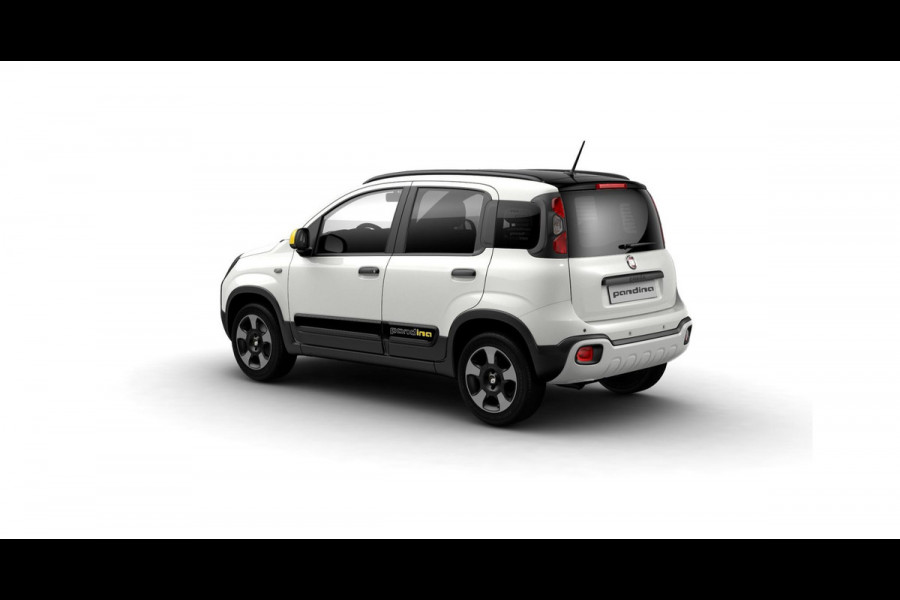 Fiat Panda Hybrid Pandina | Airco | Cruise | Priv Glass | Dakrails | 15" | PDC | Apple Carply | Bicolore