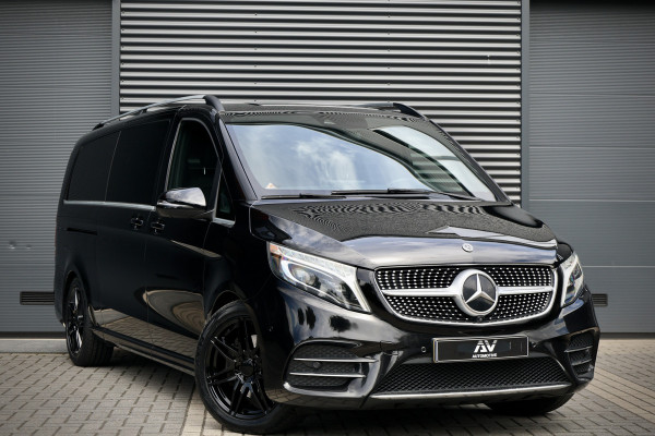 Mercedes-Benz V-Klasse 300d AMG Extra Lang XXL DC | 360 Camera | Burmester | L+R Schuifdeur elek. | Dodehoekassistent | CarPlay | Leder | LED | Dealer onderhouden