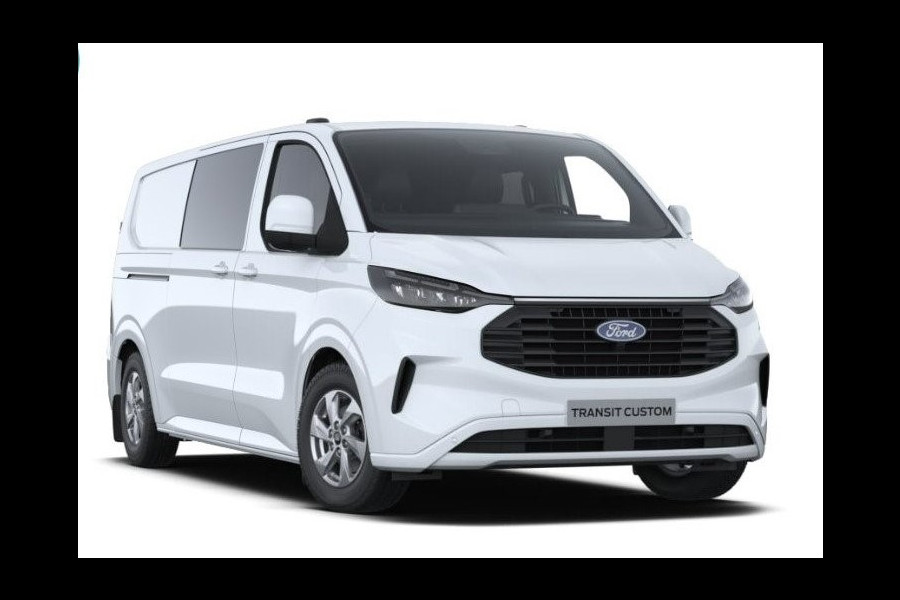 Ford Transit Custom 2.0 TDci 170pk L2 H1 Limited DC Airco Navigatie Camera 2x Schuifdeur