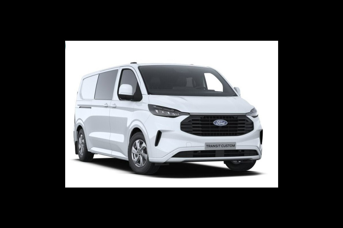 Ford Transit Custom 2.0 TDci 170pk L2 H1 Limited DC Airco Navigatie Camera 2x Schuifdeur